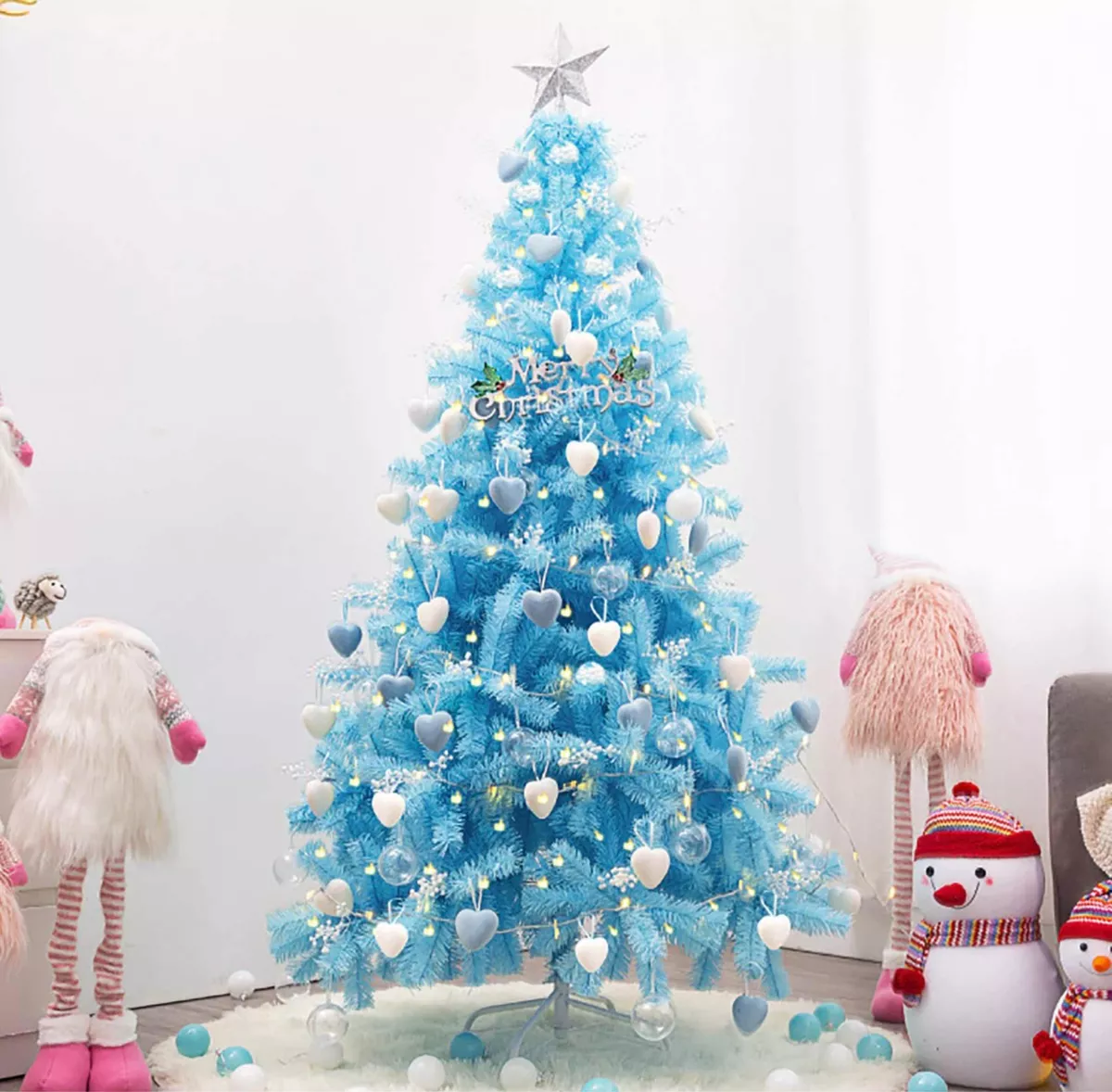 ÁRBOL DE NAVIDAD CELESTE 150CM - 2