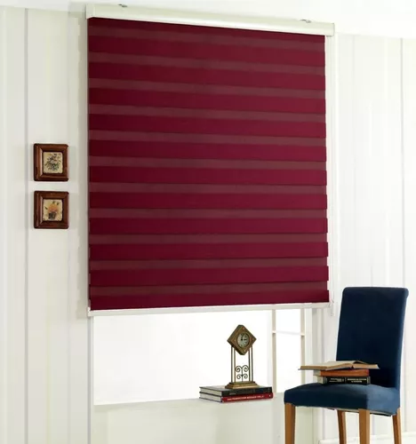 CORTINA ROLLER BLACKOUT 150X180 DUO ENROLLABLE DIA Y NOCHE - 2