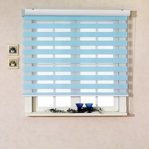 CORTINA ROLLER BLACKOUT 200X200 DUO ENROLLABLE DIA Y NOCHE - 1