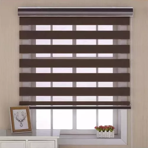 CORTINA ROLLER BLACKOUT 200X200 DUO ENROLLABLE DIA Y NOCHE - 1