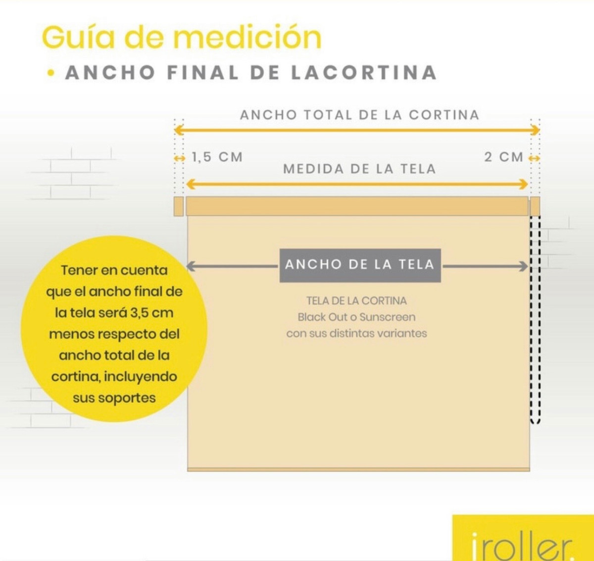 ROLLER DOBLE BLACKOUT + SUNSCREEN 180X200 TELA LINO - 4