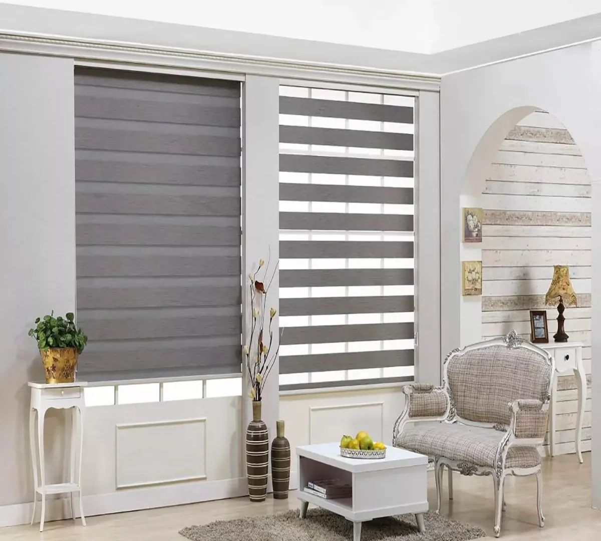CORTINA ROLLER BLACKOUT 120X180 DUO ENROLLABLE DIA Y NOCHE - 2