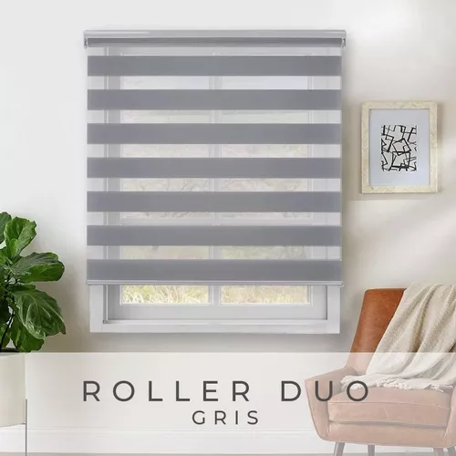 CORTINA ROLLER BLACKOUT 180X180 DUO ENROLLABLE DIA Y NOCHE - 2