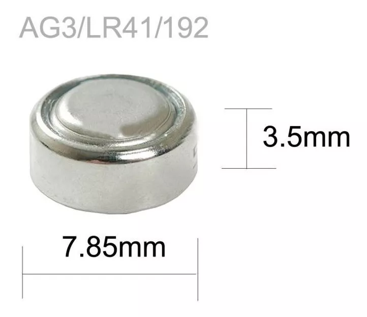 REPUESTO BATERIA AG3 LR-41 1.55V X10 - 2