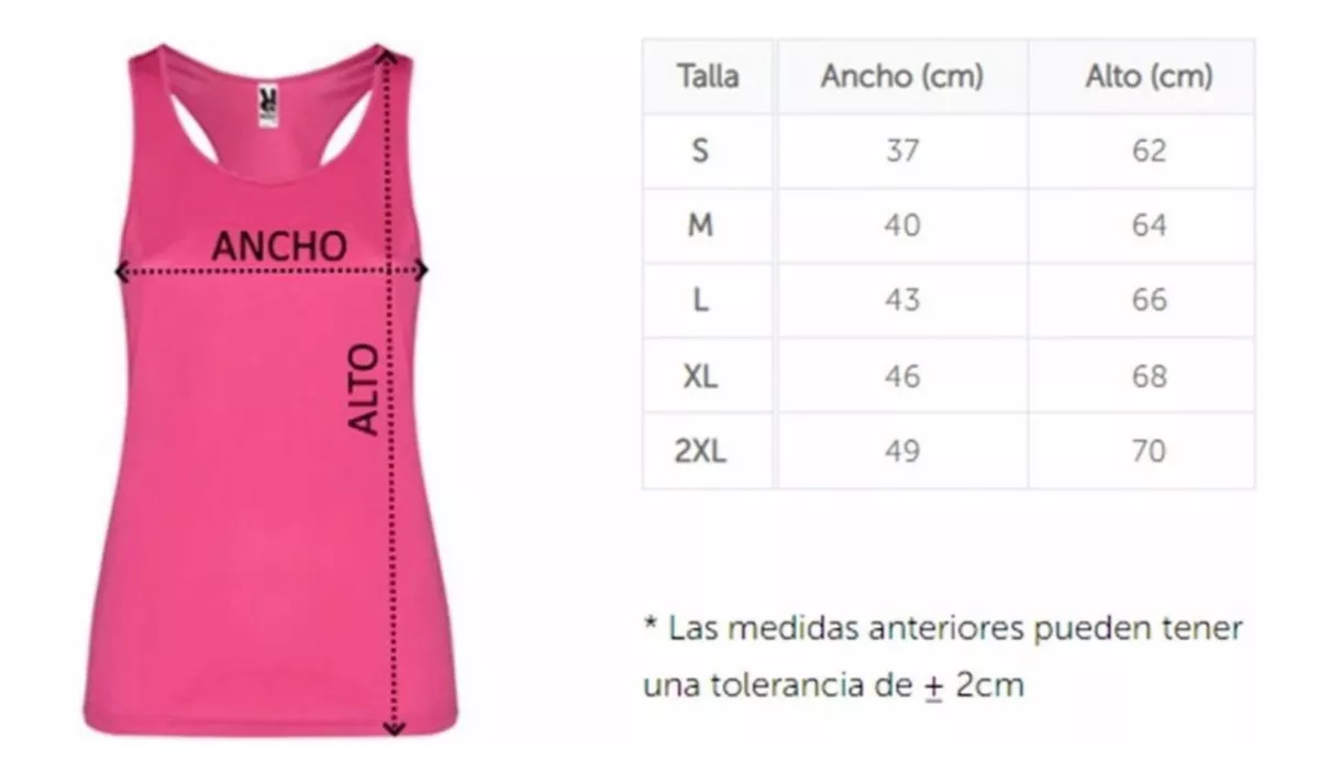POLERA MUJER ALGODÓN DEPORTIVA CAMISETA SIN MANGAS TRANSPIRABLE - 2