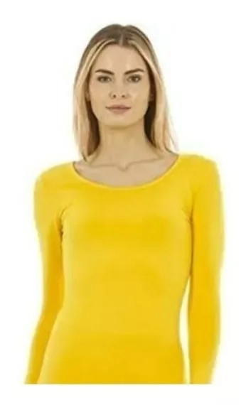 SET X 2 POLERAS FÚTBOL MUJER KAPPA TÉRMICA ALGODON 100% PRIMERA CAPA - 1