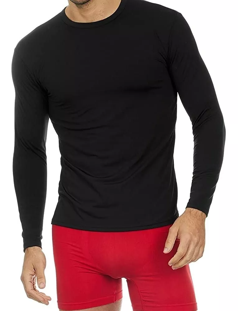 CAMISETA RUNNING HOMBRE NEW BALANCE FIBRA RECICLADA POLAR PRIMERA CAPA TÉRMICA - 1