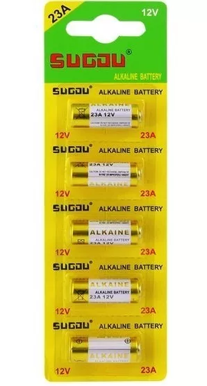 SET 5 PILAS 23A 12 VOLT CONTROL DE ALARMA AUTO TIMBRE CASA - 3
