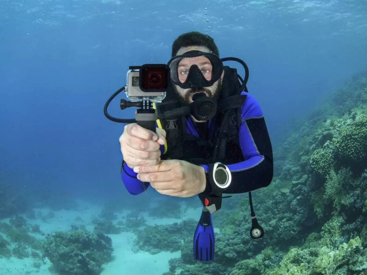 PACK CÁMARA ACUÁTICA GOPRO FULL HD + LENTES ANTIPARRA BUZO - 1