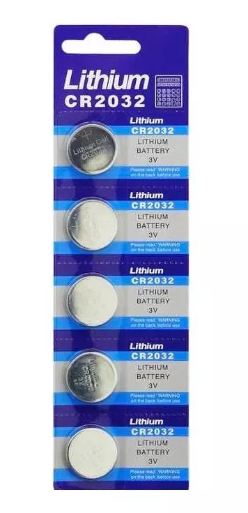 GENÉRICO SET 5 PILAS CR2032 3 VOLT. LITIO PC PLACA RELOJ CALCULADORA