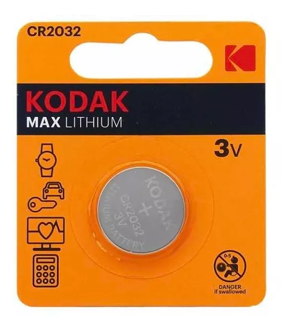 GENÉRICO PILA KODAK CR2032 MAX LITHIUM 3V CONTROL REMOTO RELOJ LUCES