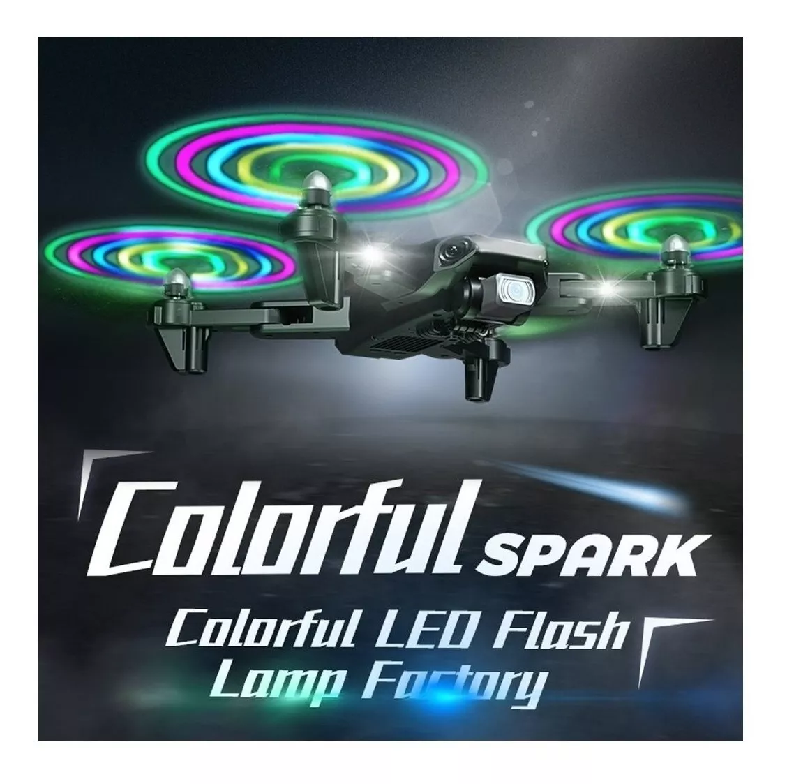 SMART DRONE CAMARA DUAL 1080P HD WIFI FPV PLEGABLE 4K - 4