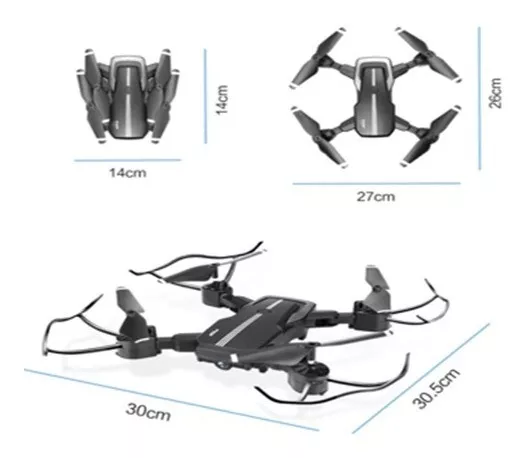 DRONE RECARGABLE 2 CAMARAS FULL HD WIFI PARA SMARTPHONE 1080 - 2