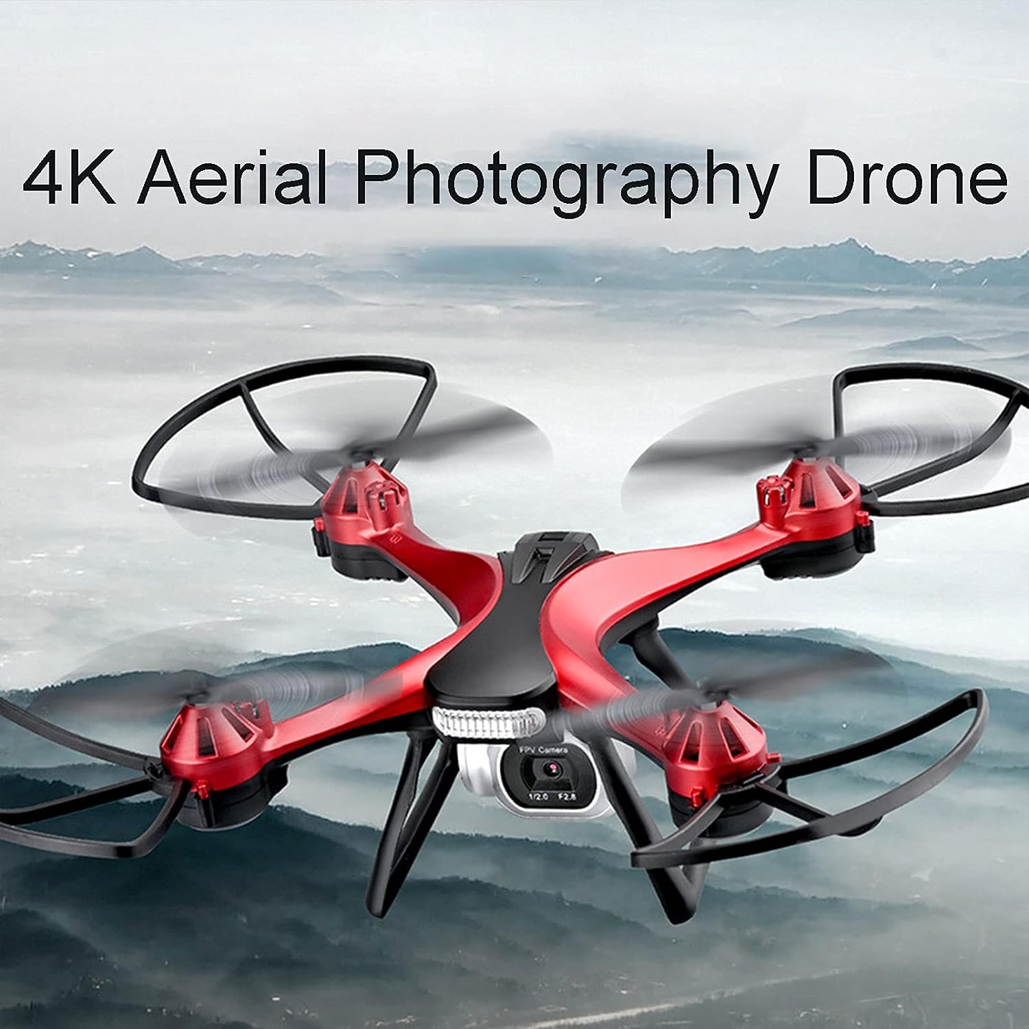 DRONE 4K ULTRAHD 120° cuadricóptero RC plegable - 3