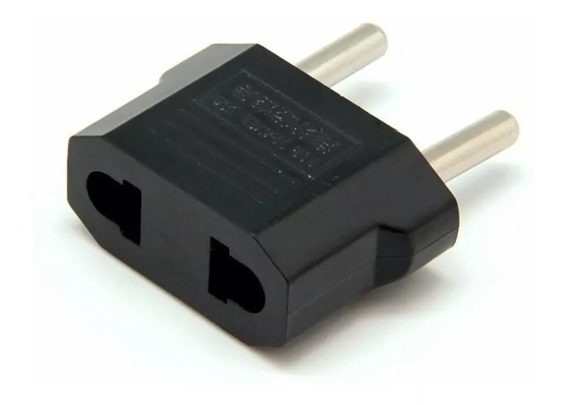 ENCHUFE CONECTOR AMERICANO A CHILENO CORRIENTE COBRE CALIDAD - 1