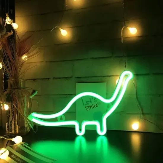 LETRERO NEON MURALLA LAMPARA LED PARED DORMITORIO - 1