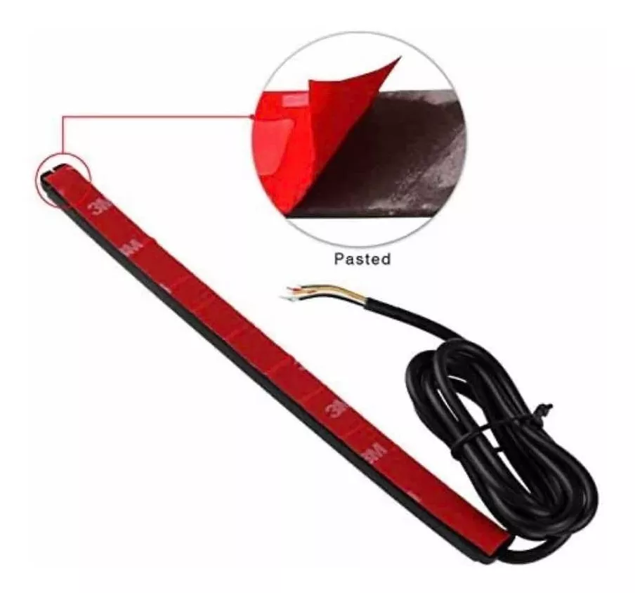 LUZ FRENO INTERMITENTE POSICIÓN MOTO TIRA 48 LED PREMIU - 5
