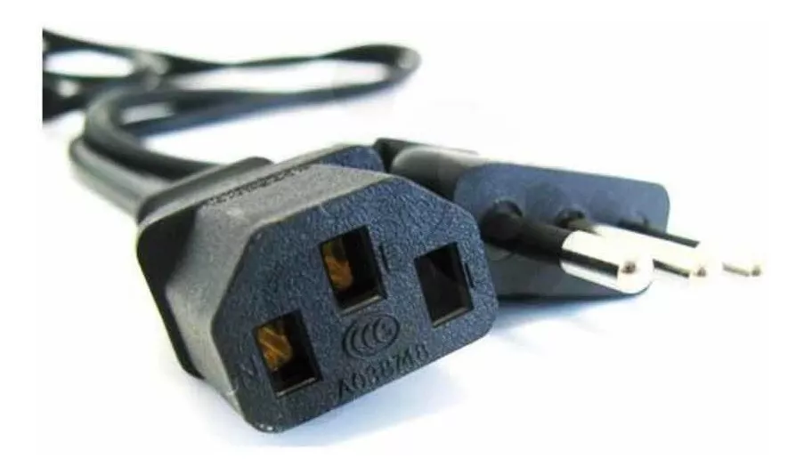 CABLE PODER CPU FUENTE PODER NOTEBOOK PC MONITOR 1.8MTS - 1