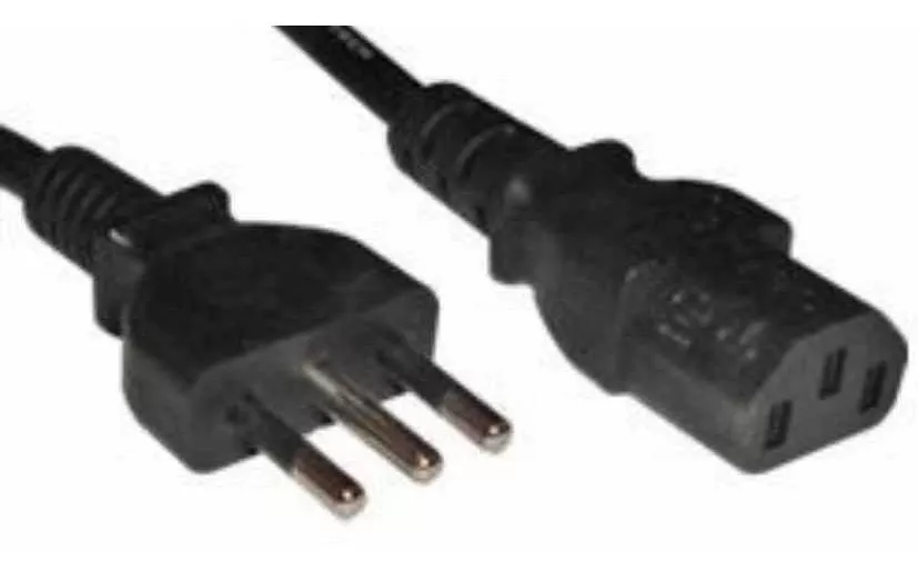 CABLE PODER CPU FUENTE PODER NOTEBOOK PC MONITOR 1.8MTS - 2
