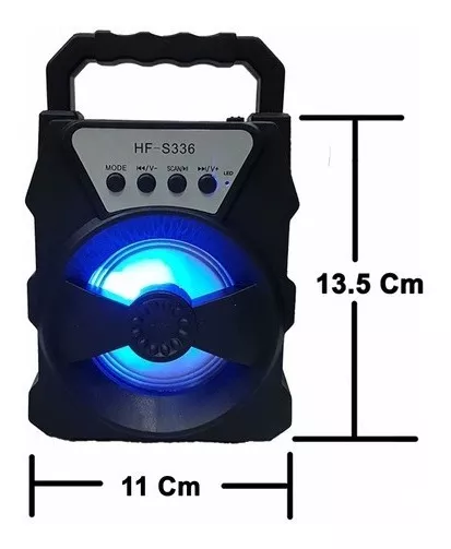 PARLANTE Y MICRÓFONO URBANO KARAOKE RECARGABLE PORTABLE LED - 2