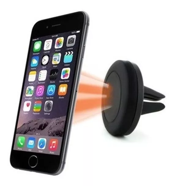 SET SOPORTE CELULAR TABLERO PARABRISAS AUTO HOLDER MAGNETICO - 3