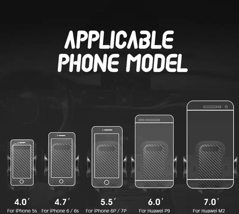 SET SOPORTE CELULAR TABLERO PARABRISAS AUTO HOLDER MAGNETICO - 5