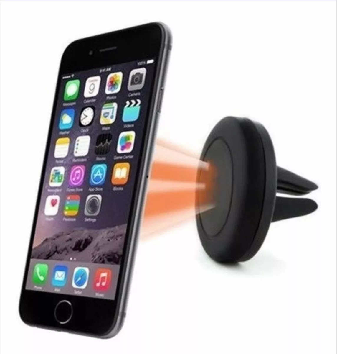 HOLDER DE IMAN PARA AUTO 360 GRADOS MAGNÉTICO PARA CELULAR - 1