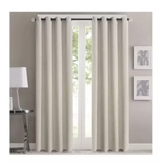 SET CORTINA BLACKOUT ENGOMADA TERMICA HOGAR LIVING 140X230 - 1