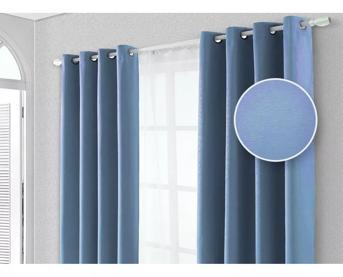 SET CORTINA BLACKOUT ENGOMADA TERMICA HOGAR LIVING 140X230 - 1