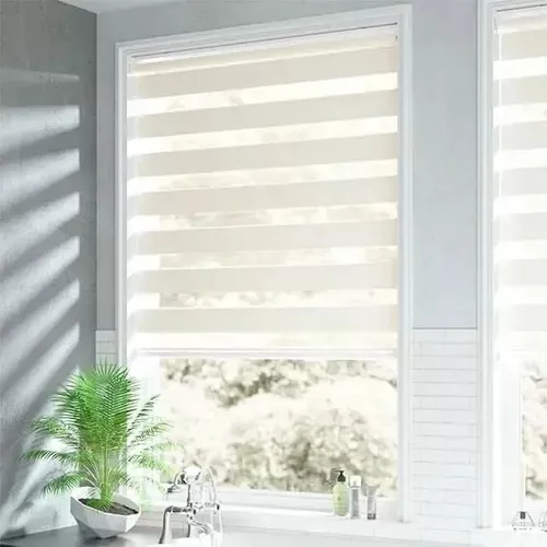 CORTINA ROLLER BLACKOUT 100X180 DUO ENROLLABLE DIA Y NOCHE - 1