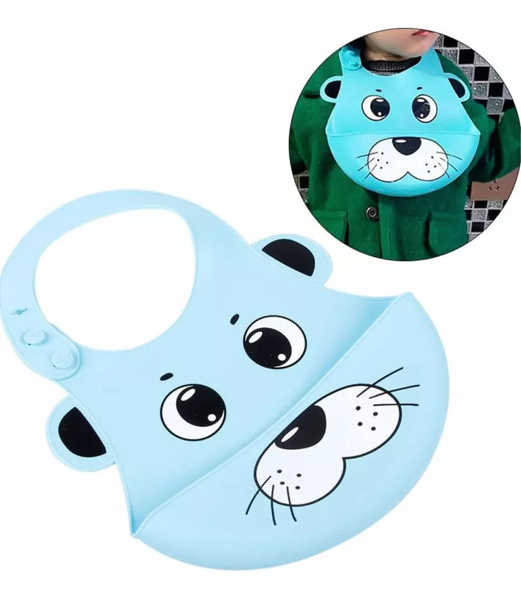 DELANTAL INFANTIL JARDÍN NIÑOS BABERO SILICONA - 2