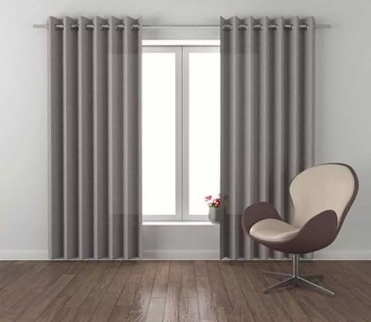 SET X2 PAÑOS VISILLOS VELO CORTINAS CON ARGOLLAS PREMIUM - 1