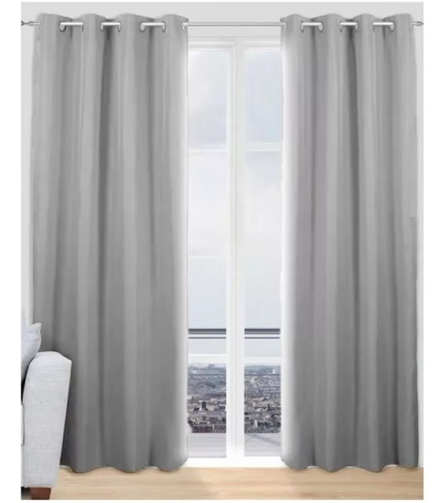 SET CORTINA BLACKOUT TÉRMICA HOGAR LIVING DORMITORIO 140X240 - 1