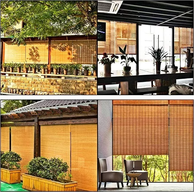 CORTINA ROLLER 100% BAMBOO 60X120 ESTERILLA ENROLLABLE - 2