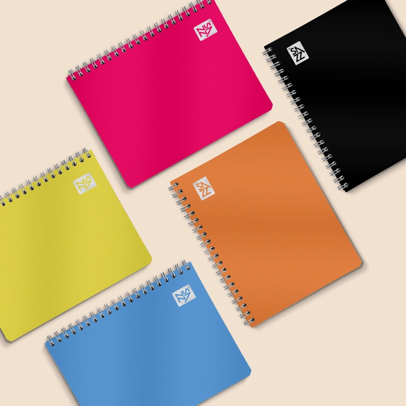 PACK X 10 CUADERNOS UNIVERSITARIOS CON RESORTE - 1