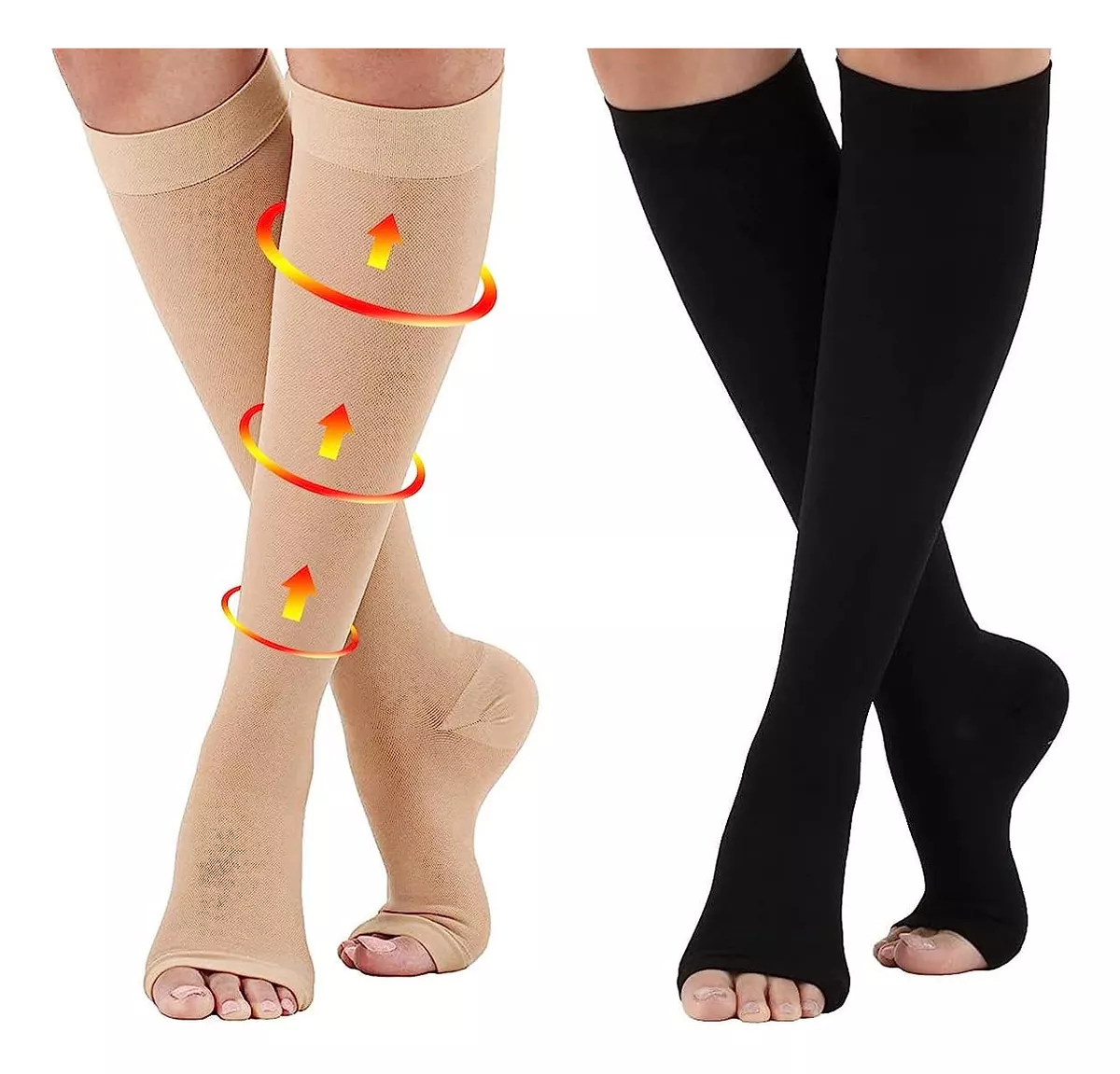 SET X2 CALCETINES MEDIAS DE COMPRENSION VARICES ANTIFATIGA - 1