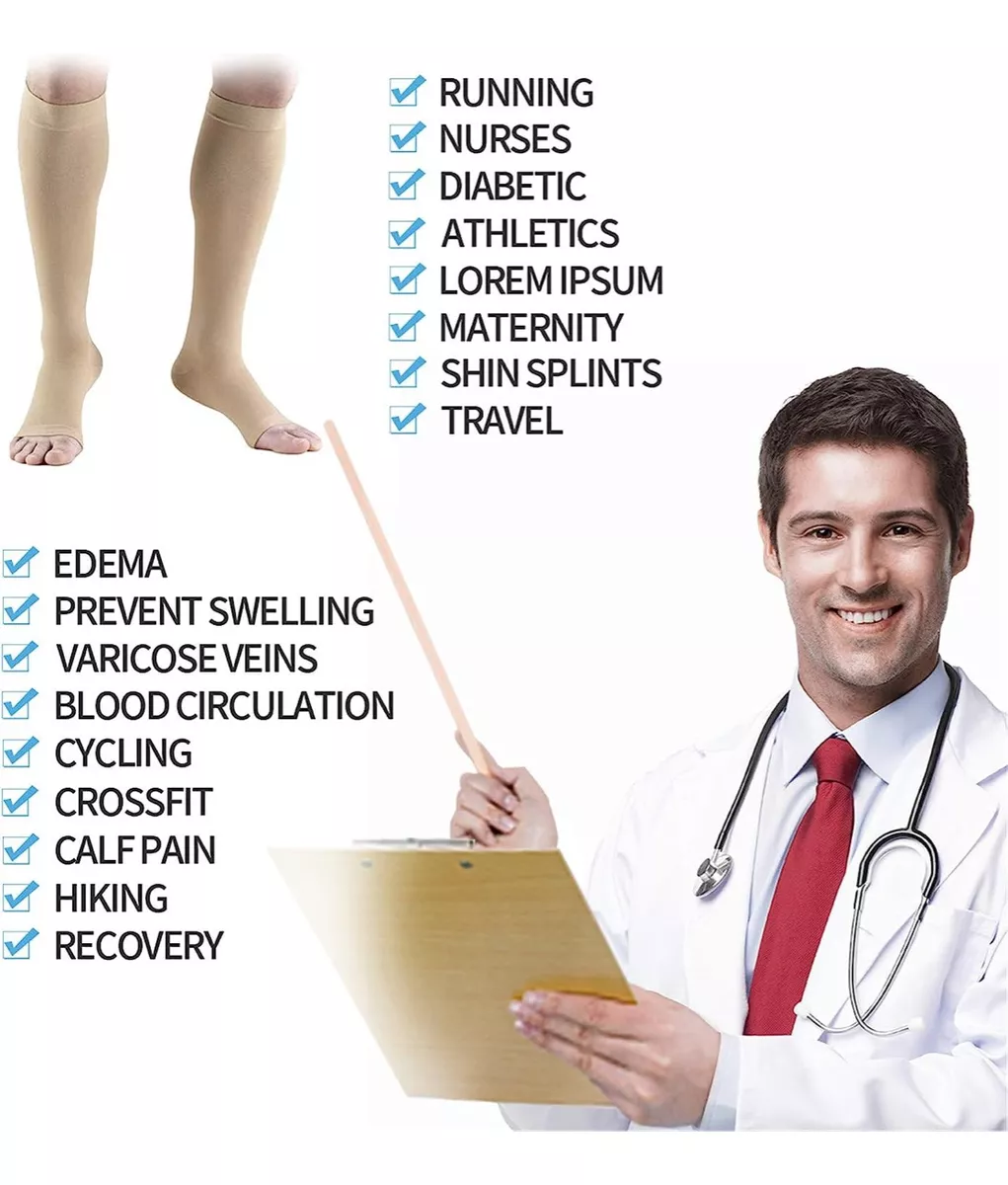 SET X2 CALCETINES MEDIAS DE COMPRENSION VARICES ANTIFATIGA - 2
