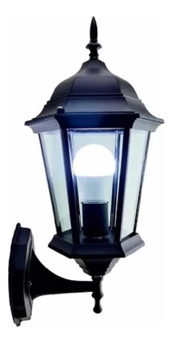 FAROL EXTERIOR DE PARED VINTAGE APLIQUE MURALLA - 2