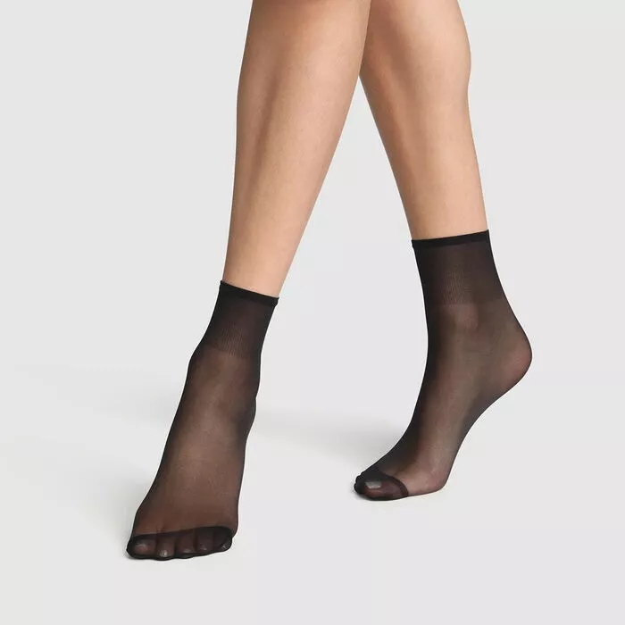 PACK X5 MEDIAS PANTYS CORTA PANTIMEDIA MUJER BAMBU TOBILLERO - 1