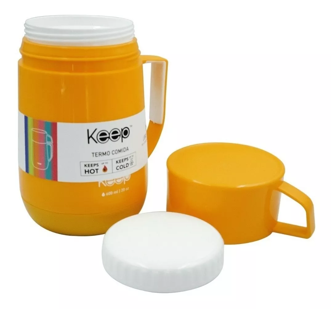TERMO KEEP COMIDA Y BEBIDA 600ML CALOR Y FRÍO LONCHERA - 2