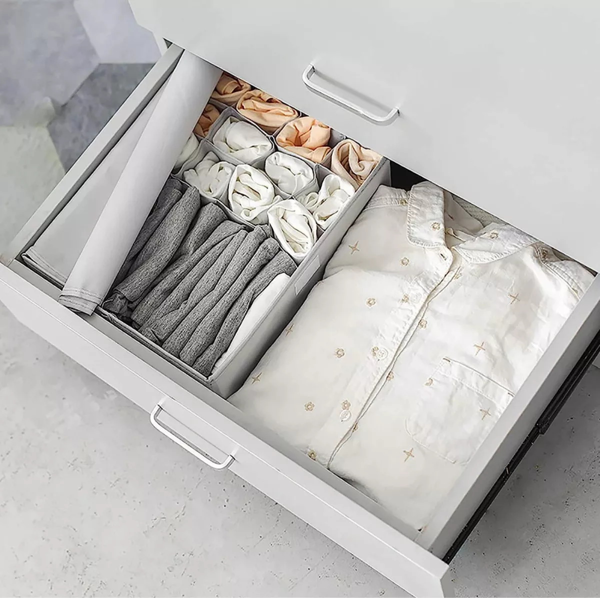 CAJA DE ALMACENAMIENTO ROPA INTERIOR SEPARADOR CALCETINES - 2