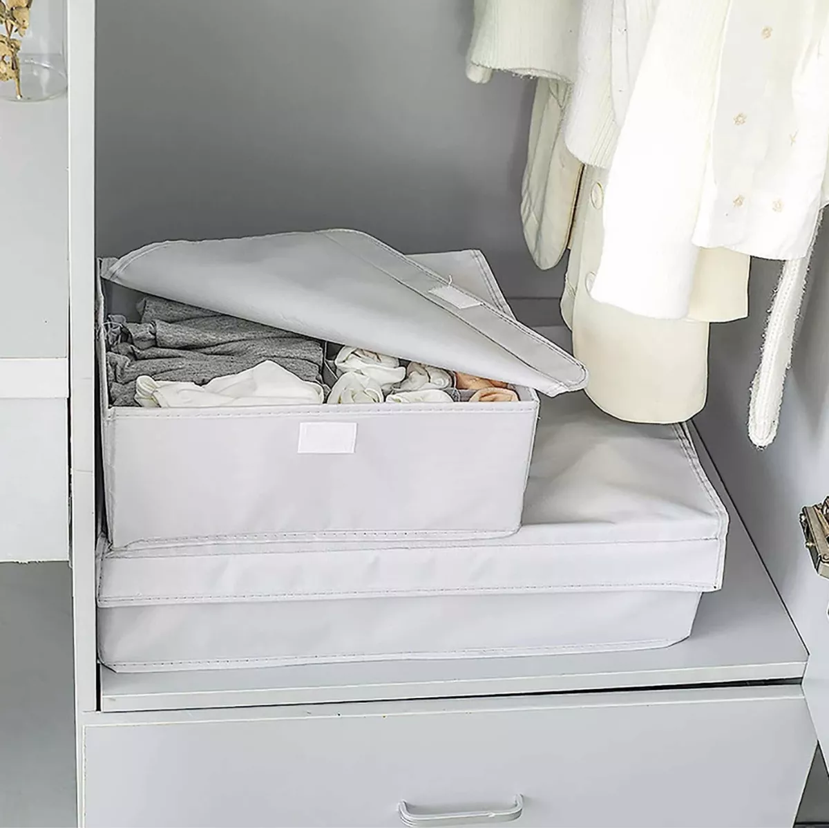CAJA DE ALMACENAMIENTO ROPA INTERIOR SEPARADOR CALCETINES - 5