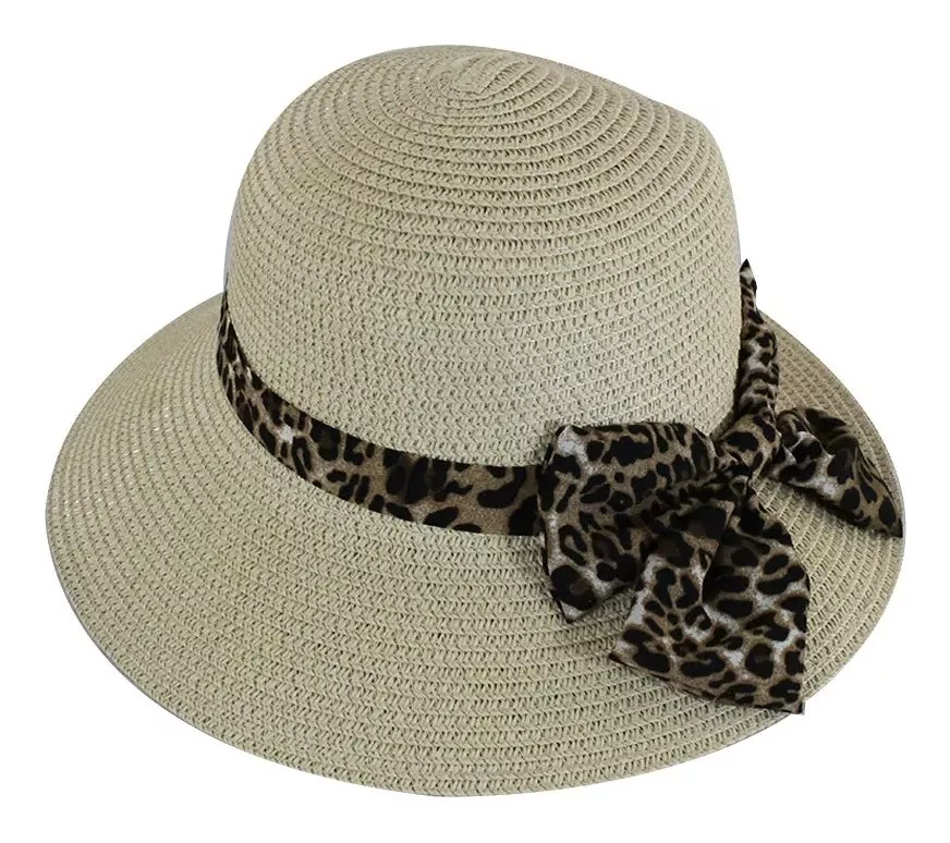SOMBRERO DE SOL PLAYA MUJER CAMPING CON LAZO PROTECCIÓN UVA - 1