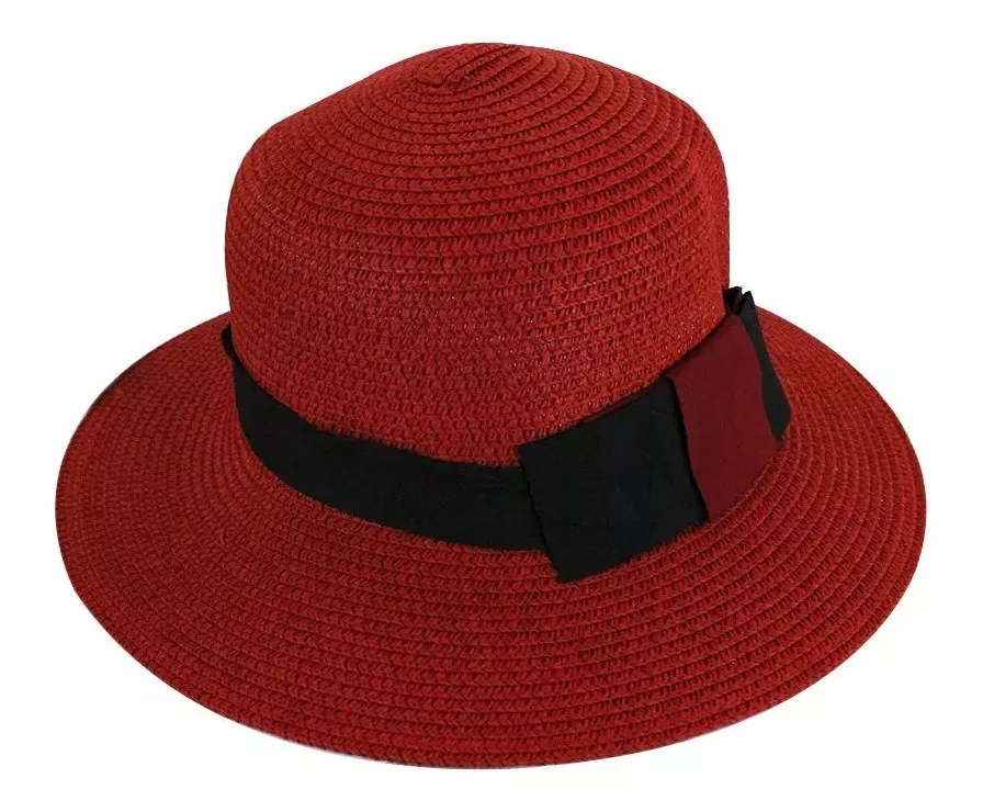 SOMBRERO DE SOL PLAYA MUJER CAMPING CON LAZO PROTECCIÓN UVA - 1