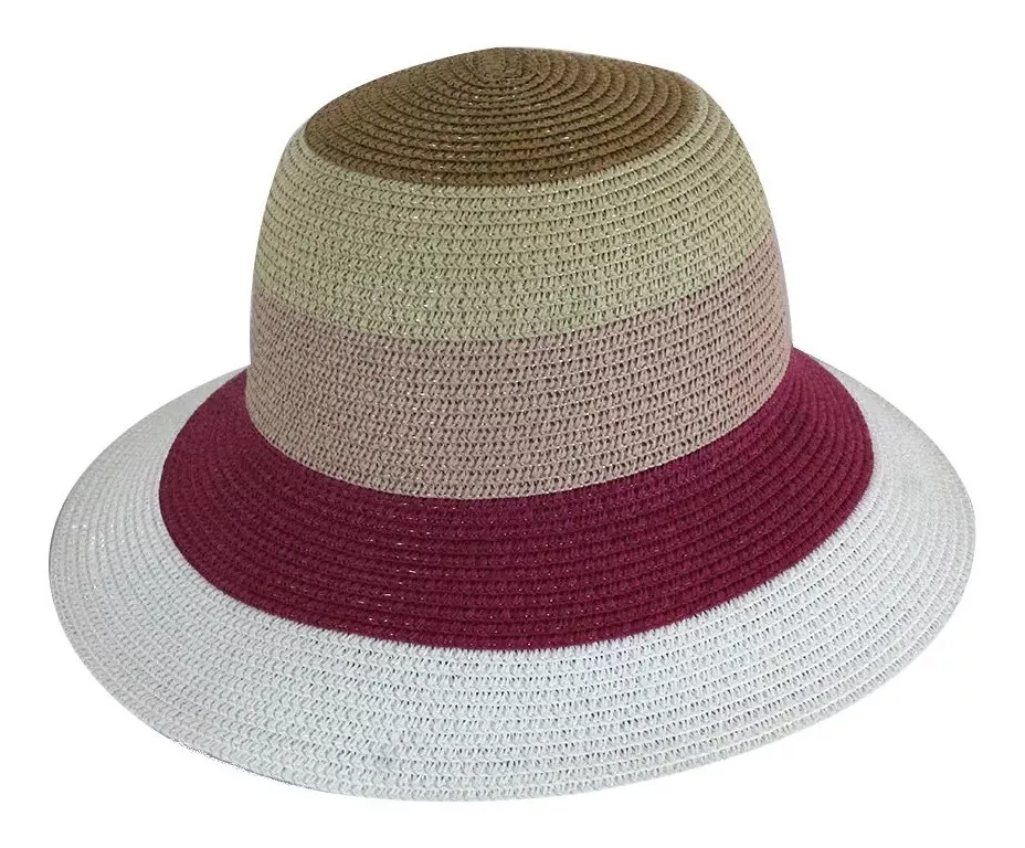SOMBRERO DE SOL PLAYA MUJER CAMPING CON LAZO PROTECCIÓN UVA - 1