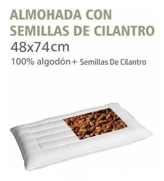 PACK X2 ALMOHADAS 100% ALGODÓN SEMILLAS DE CILANTRO 48X74 - 3