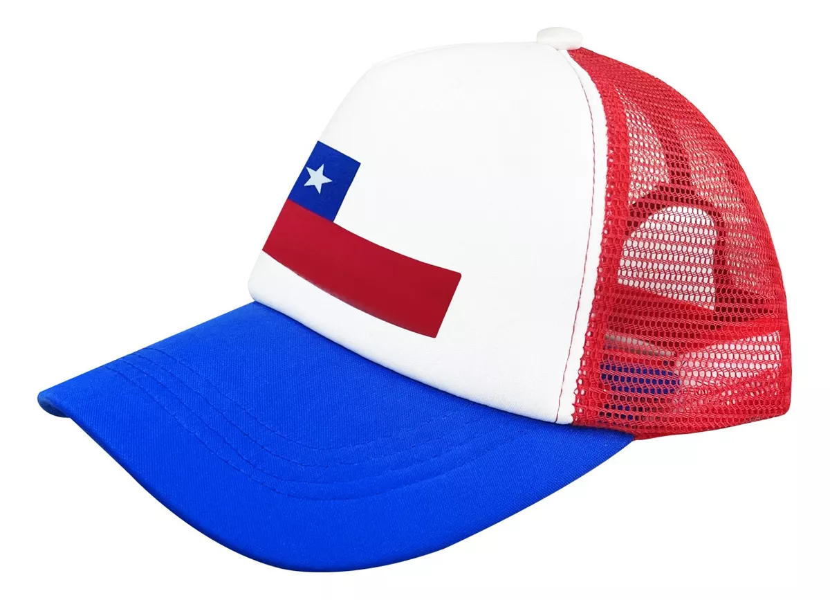 PACK X6 JOCKEY BANDERA CHILE TRICOLOR FIESTAS PATRIAS - 1