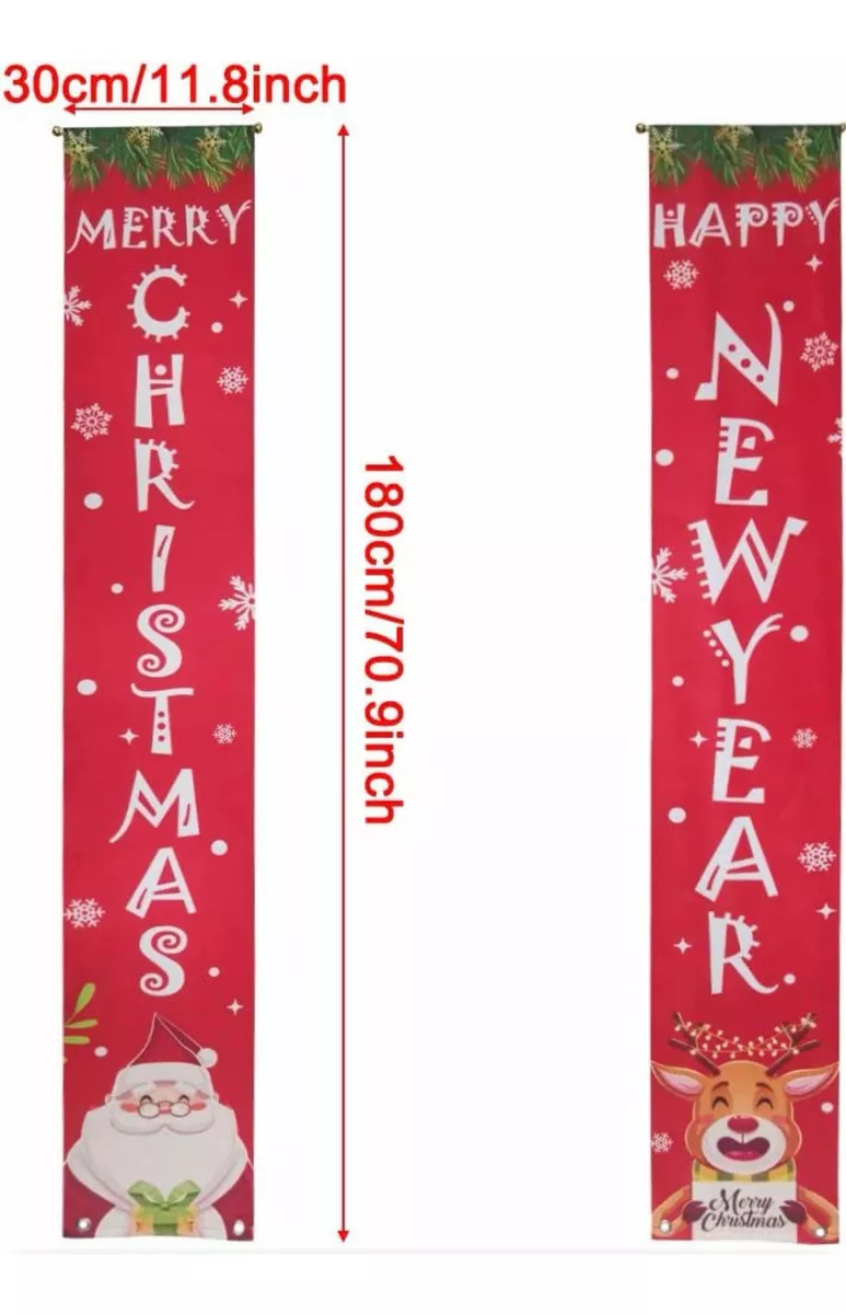PACK LETREROS NAVIDAD CARTELES PANCARTAS COLGANTES FELIZ - 2