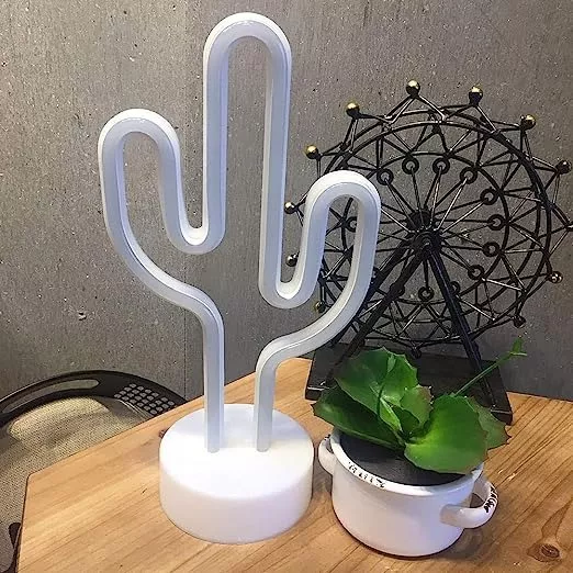 LAMPARA LED NEON LETRERO MESA ESCRITORIO DECORACION REGALO - 2