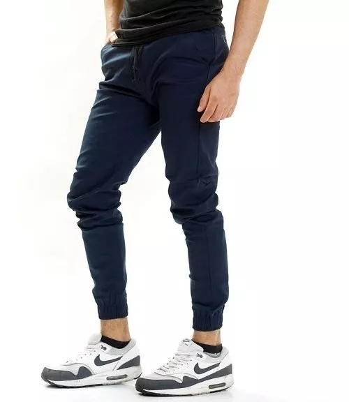 PANTALÓN HOMBRE ALEACIÓN BUZO PITILLO DEPORTIVO CASUAL JOGGER BÁSICO - 1
